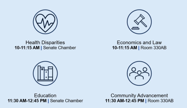 Breakout sessions taking place on April 28th from 10 a.m. to 12:45 p.m. during the 2026 UNITE Research Showcase in the Gatton Student Center