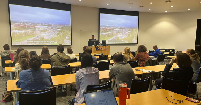 Dr. Galen Newman, Texas A&M, guest speaker UK-CARES May EHS Seminar