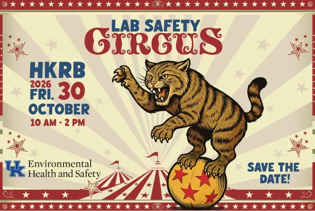 Lab Safety Circus flyer, HKRB 2026 Fri. 30 October, 10 am - 2 pm