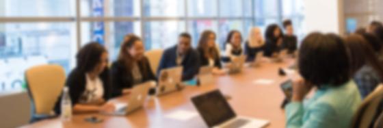 board room with people