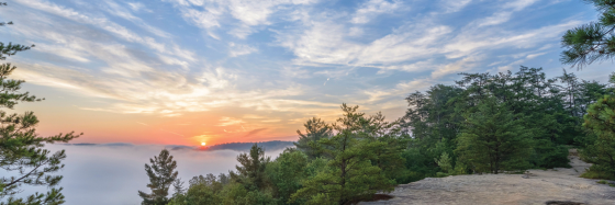 sunrise in Appalachia